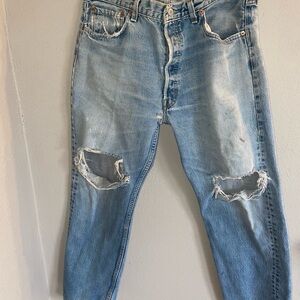 Levi's 501 Blue Jeans denim 38X30